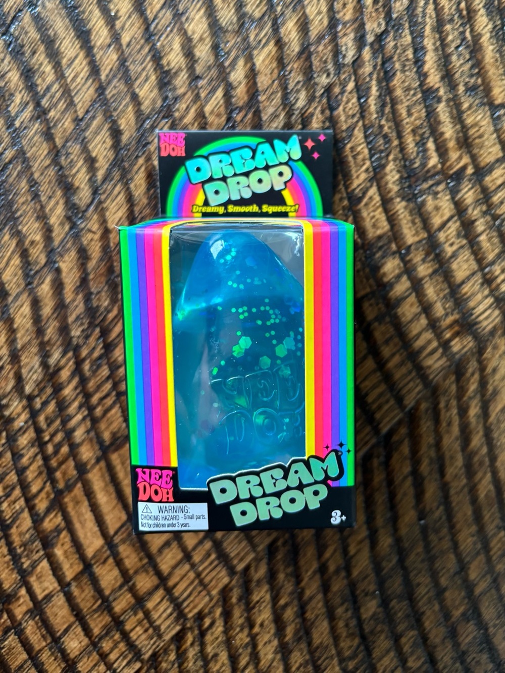 NEW IN BOX — Needoh Dream Drop — blue sparkle